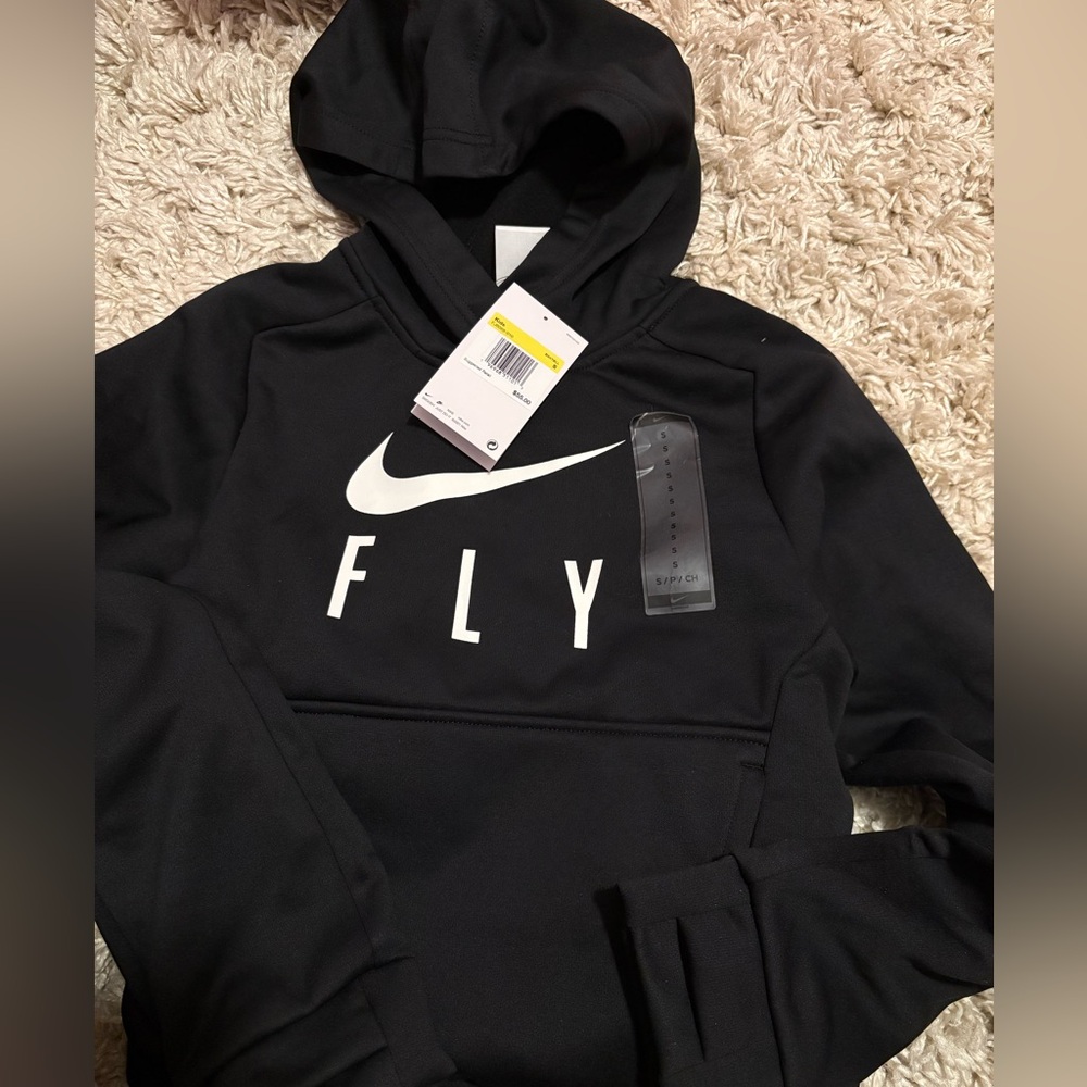 Nike Unisex Thermafit Kids Fly Basketball Hoodie- Small